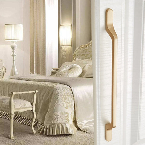 9009-224 Modern Simple Cabinet Door Handle Drawer Wardrobe Zinc Alloy Handle, 9009-224
