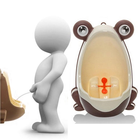 Cartoon Frog Shape Kids Wall-Mounted Potty Toilet
