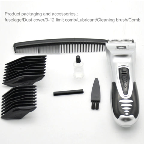 Battery Power Supplied Electric Hair Shaver For Children Man Haircut Machine(Silver)