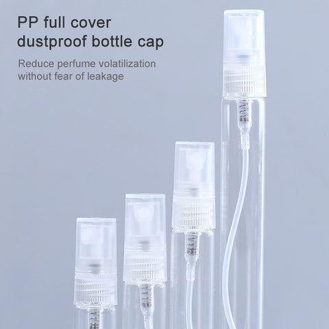 50 PCS Perfume Bottle Spray Bottle Perfume Bottle Empty Bottle, Capacity:10ML (Transparent), 10ML (Transparent)