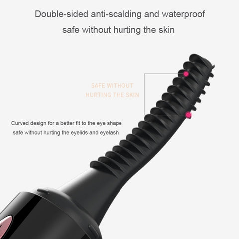 K-CU-S20 Portable Waterproof USB Charging Digital Display Perm Eyelash Curler, K-CU-S20(White), K-CU-S20(Black)