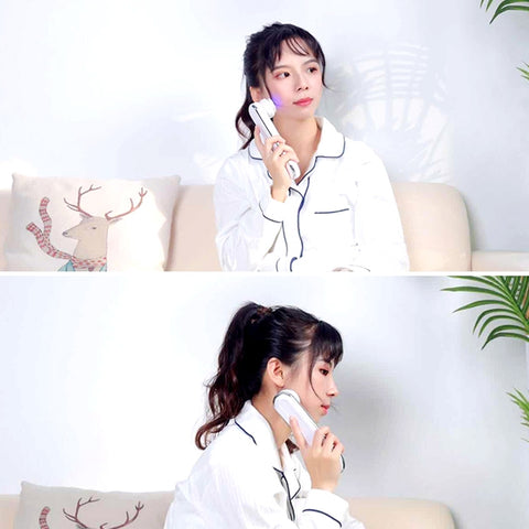 BLK-D919 RF Instrument Facial Vibration Compact Lifting Massager Micro Current Beauty Instrument
