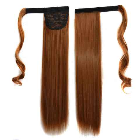 27# Invisible Seamless Bandage-style  Wig Long Straight Hair Wig Ponytail, 27#