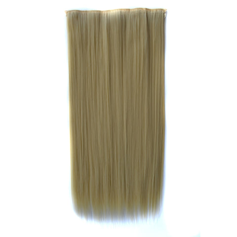 613# One-piece Seamless Five-clip Wig Long Straight Wig Piece, 613#