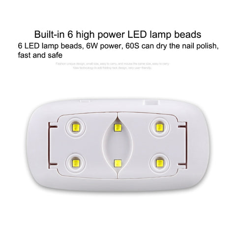 SUN mini 2 6W UV + LED USB Nail Lamp Fingernail Gel Curing Dryer