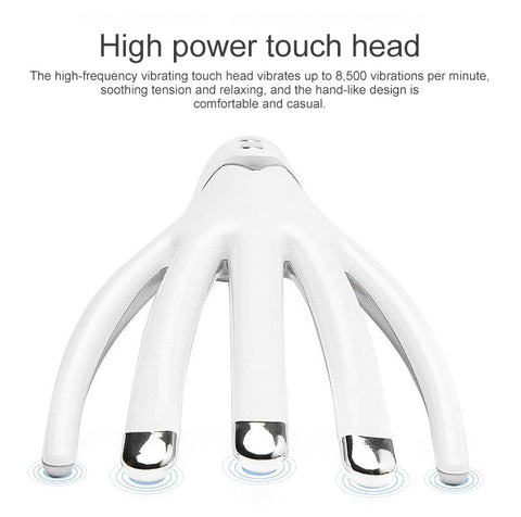 Mini Portable Multifunctional Head Massager Massage Comb, Battery Powered, Battery Powered (White), Battery Powered (Black), Battery Powered (Gold)