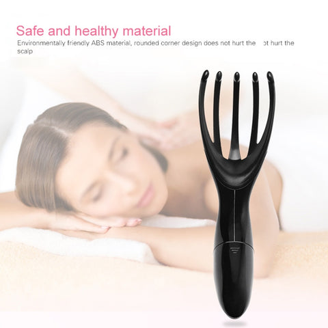 Mini Portable Multifunctional Head Massager Massage Comb, Battery Powered, Battery Powered (White), Battery Powered (Black), Battery Powered (Gold)