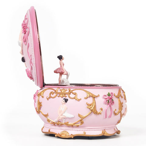 Ballet Girl Rotating Dancing Music Box Creative Birthday Gift, Music: Spirited Away, Spirited Away