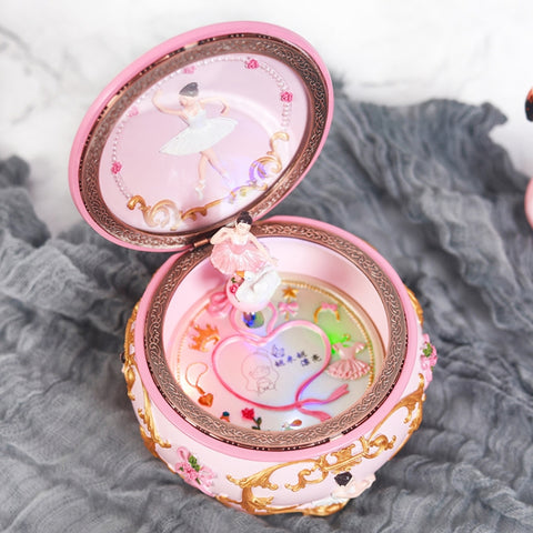 Ballet Girl Rotating Dancing Music Box Creative Birthday Gift, Music: Spirited Away, Spirited Away