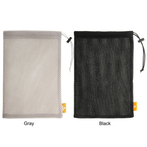HAWEEL Nylon Mesh Drawstring Pouch Bag with Stay Cord for up to 7.9 inch Screen iPad and Tablet, Size: 24cm x 16cm, 7.9 inch