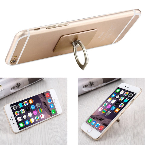 360 Degrees Rotation Ring Phone Holder, Gold, HK Stock