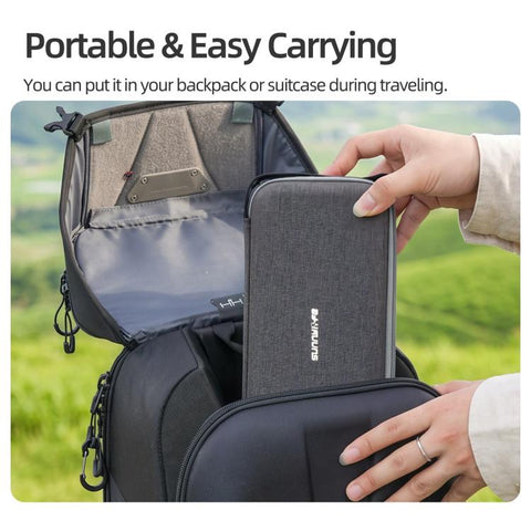 For Insta360 X6 Sunnylife Portable Carrying Protective Bag Essentials Bundle Case, Essentials Bundle Bag