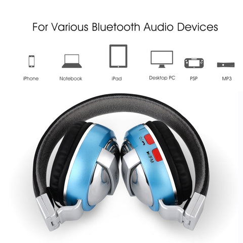 BTH-868 Stereo Sound Quality V4.2 Bluetooth Headphone, Bluetooth Distance: 10m, Support 3.5mm Audio Input & FM