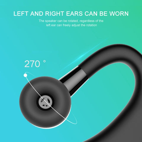 V9 Business Handsfree Wireless Bluetooth Headset CSR 4.1 with Mic for Driver Sport, V9