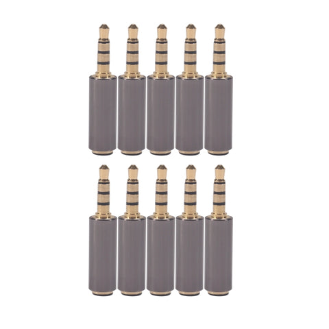 10 PCS CTIA and OMTP Earphone Microphone Universal System Conversion Plug