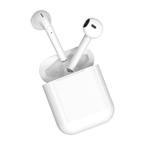 i9 Wireless TWS Sport Bilateral Stereo Bluetooth 5.0 Headset with Charging Box, Push-button Version, Push-button Version