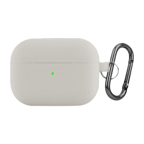 For AirPods Pro Litchi Texture Silicone Wireless Earphone Protective Case