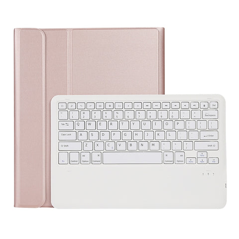 A12B Bluetooth 3.0 Ultra-thin Detachable Bluetooth Keyboard Leather Tablet Case for iPad Air 13 2024 / 2025 / Pro 12.9 inch 2022 / 2021 / 2020 / 2018, with Pen Slot & Holder