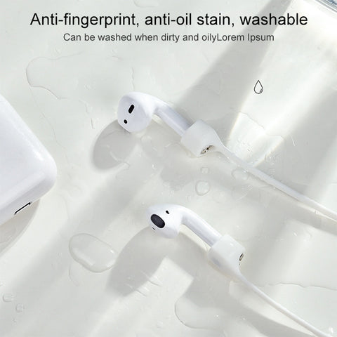 Wireless Bluetooth Headset Anti-lost Rope Magnetic Silicone Lanyard for Apple AirPods 1 / 2, For AirPods 1 / 2