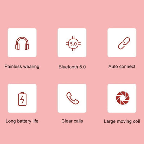 Y08 Hifi Sound Quality Macaron Bluetooth Headset, Supports Calling & TF Card & 3.5mm AUX