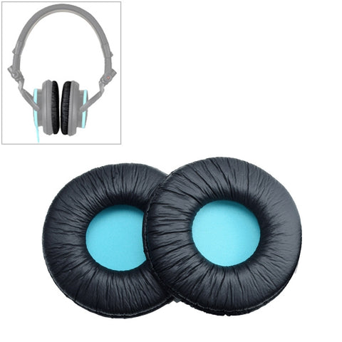 2 PCS For SONY MDR-V55 Earphone Cushion Leather Cover Earmuffs Replacement Earpads