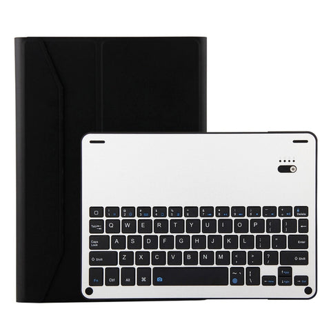 FT-1038B Detachable Bluetooth 3.0 Aluminum Alloy Keyboard + Lambskin Texture Leather Tablet Case for iPad Air / Air 2 / iPad Pro 9.7 inch, with Water Repellent / Three-gear Angle Adjustment / Magnetic / Sleep Function, FT-1038B