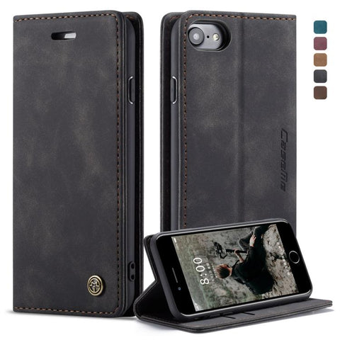 CaseMe-013 Multifunctional Retro Frosted Horizontal Flip Leather Case for iPhone 6 / 6s, with Card Slot & Holder & Wallet, For iPhone 6 / 6s