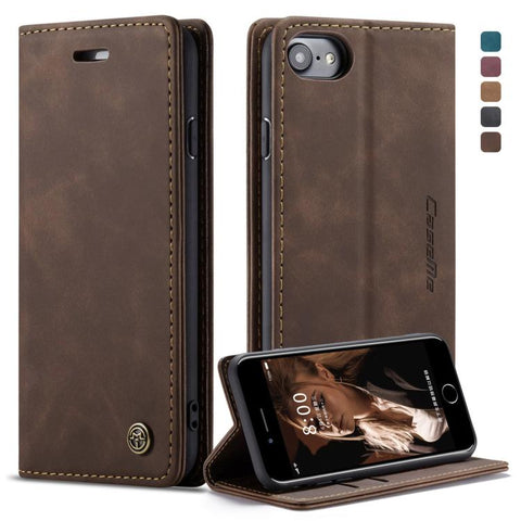 CaseMe-013 Multifunctional Retro Frosted Horizontal Flip Leather Case for iPhone 6 / 6s, with Card Slot & Holder & Wallet, For iPhone 6 / 6s