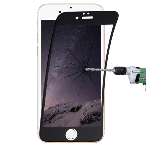 0.1mm 9H Full Screen Flexible Fiber Tempered Glass Film for iPhone 6 Plus & 6s Plus, For iPhone 6P & 6sP Black, For iPhone 6P & 6sP White