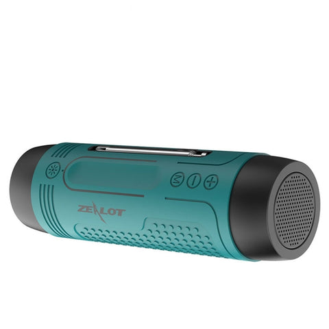 ZEALOT S1 Multifunctional Bass Wireless Bluetooth Speaker, Built-in Microphone, Support Bluetooth Call & AUX & TF Card & LED Lights