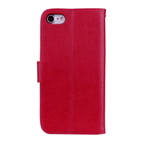 Fro  iPhone 8 & 7  Roses Pressed Flowers Pattern Flip Leather Case with Holder & Card Slots & Wallet, Fro 8 & 7