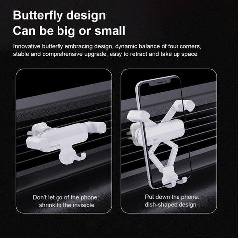 WK WA-S41 iDeal Series Car Gravity Bracket Car Air Outlet FoldingMobile Phone Holder Bracket, WA-S41