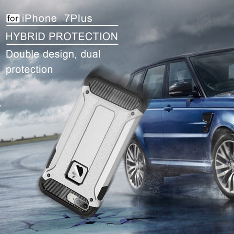 For iPhone 8 Plus & 7 Plus   Tough Armor TPU + PC Combination Case, For iPhone 7 Plus, For iPhone 8P & 7P