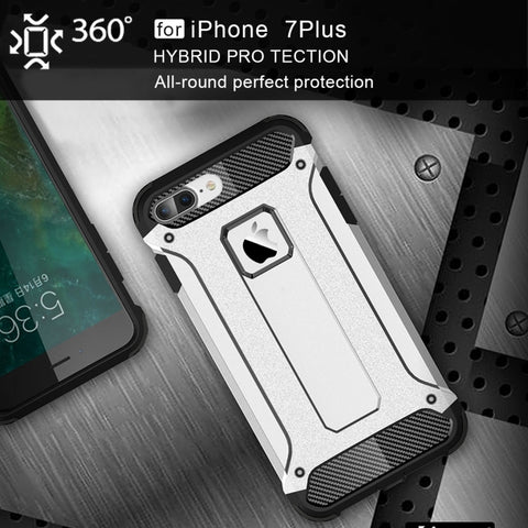 For iPhone 8 Plus & 7 Plus   Tough Armor TPU + PC Combination Case, For iPhone 7 Plus, For iPhone 8P & 7P