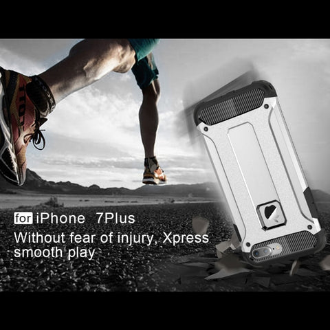 For iPhone 8 Plus & 7 Plus   Tough Armor TPU + PC Combination Case, For iPhone 7 Plus, For iPhone 8P & 7P