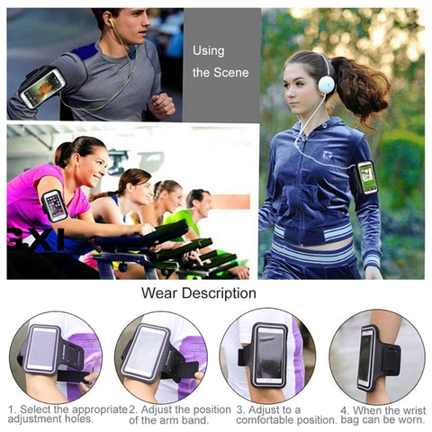 For iPhone 8 Plus & 7 Plus   Sport Armband Case with Key Pocket