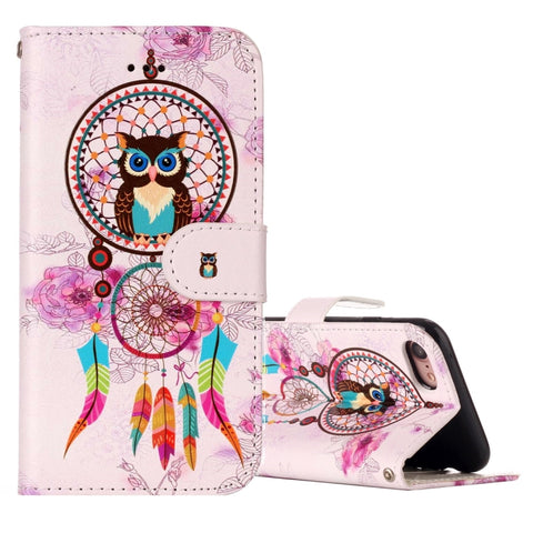 For iPhone 8 & 7 Embossed Horizontal Flip Leather Case with Holder & Card Slots & Wallet & Photo Frame, For iPhone SE 2020 & 8 & 7, For 8 & 7