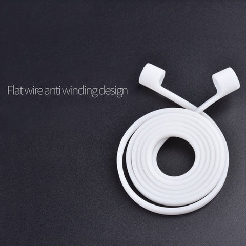 Wireless Bluetooth Earphone Anti-lost Strap Silicone Unisex Headphones Anti-lost Line for Apple AirPods 1/2, Cable Length: 60cm