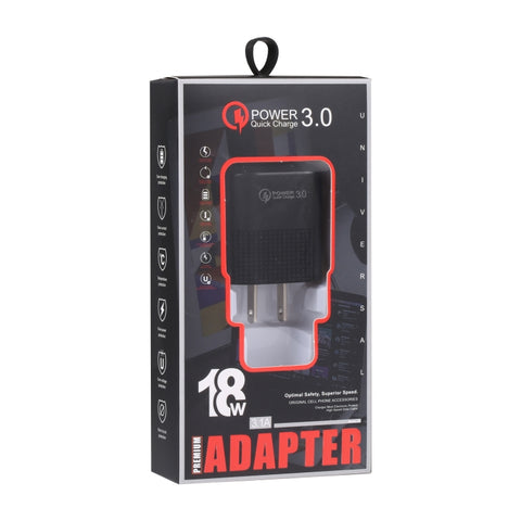 LZ-2117 18W QC3.0 3.1A USB Fast Charger, US Plug, US Plug
