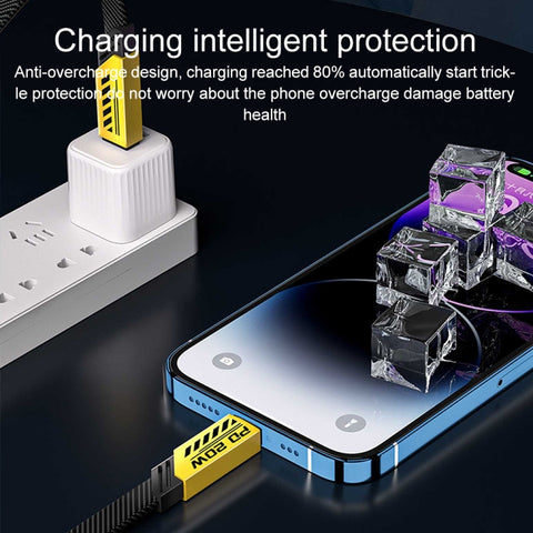 WK WDC-190a Mech Series 6A USB to USB-C/Type-C Fast Charge Data Cable, Length: 1m, USB to USB-C/Type-C