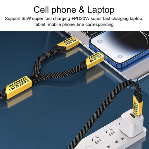 WK WDC-190a Mech Series 6A USB to USB-C/Type-C Fast Charge Data Cable, Length: 1m, USB to USB-C/Type-C