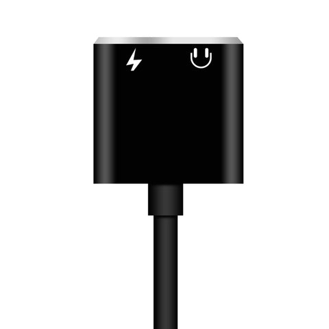 ENKAY Hat-prince HC-15 8 Pin + 3.5mm Jack to 8 Pin Charge Audio Adapter Cable, Support up to iOS 15.0