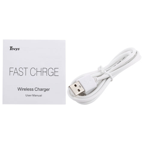 FANTASY 5V 1A Output Qi Standard Ultra-thin Wireless Charger with Charging Indicator, Support QI Standard Phones, FANTASY 5V 1A, FANTASY White