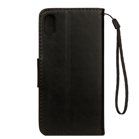 For iPhone XR Embossed Butterfly Pattern Horizontal Flip Leather Case with Card Slot & Holder & Wallet & Lanyard, For XR