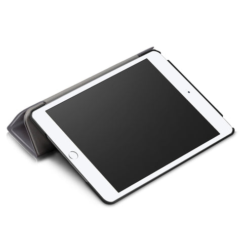 Custer Texture Horizontal Flip Leather Case for  iPad Mini 2019 & Mini 4, with Three-folding Holder & Sleep / Wake-up Function, For iPad Mini 2019 & Mini 4