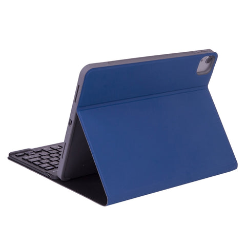 X-11BS Skin Plain Texture Detachable Bluetooth Keyboard Tablet Case for iPad Pro 11 inch 2020 / 2018, with Pen Slot & Backlight, Black Keyboard