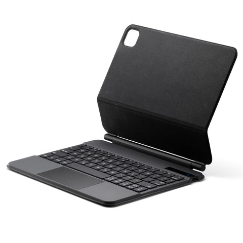 P109 Pro Ultra-thin Detachable Bluetooth Keyboard Leather Tablet Case with Touchpad & White Backlight for iPad Pro 11 inch 2021 / 2020 / 2018 & iPad Air 2020 10.9, P109 Pro