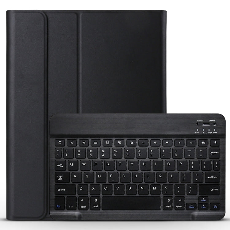 Detachable Bluetooth Keyboard + Brushed Texture Horizontal Flip Leather Tablet Case with Holder for iPad Pro 11 inch (2018)