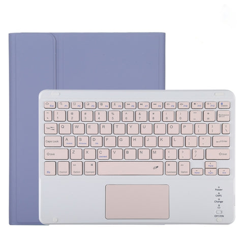 TG11BC Detachable Bluetooth Pink Keyboard Microfiber Leather Tablet Case for iPad Pro 11 inch (2020), with Touchpad & Pen Slot & Holder, Pink Keyboard