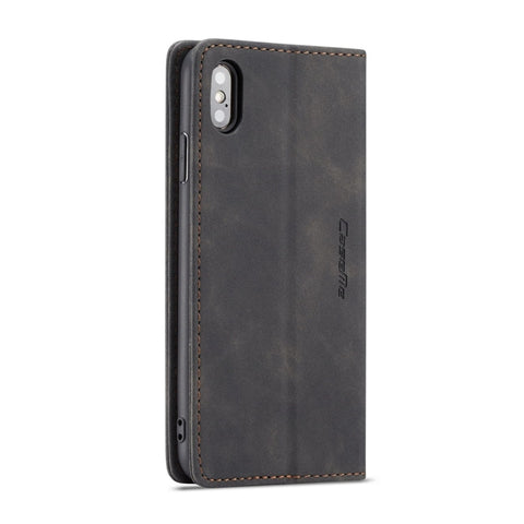 For iPhone XS Max CaseMe-013 Multifunctional Retro Frosted Horizontal Flip Leather Case with Card Slot & Holder & Wallet, For iPhone XS Max